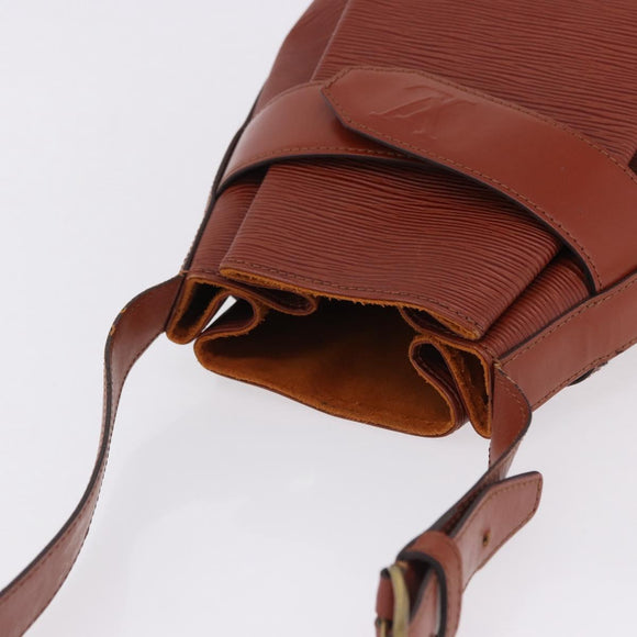 LOUIS VUITTON Epi Sac de Paul PM Shoulder Bag Brown M80203 LV Auth 196182