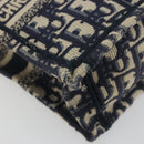 Christian Dior Trotter Book Tote Mini Vertical Phone Bag Navy Auth 196183A-13