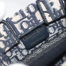 Christian Dior Trotter Book Tote Mini Vertical Phone Bag Navy Auth 196183A-17
