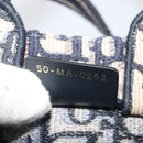 Christian Dior Trotter Book Tote Mini Vertical Phone Bag Navy Auth 196183A-21