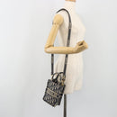 Christian Dior Trotter Book Tote Mini Vertical Phone Bag Navy Auth 196183A-22