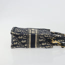 Christian Dior Trotter Book Tote Mini Vertical Phone Bag Navy Auth 196183A-4