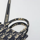 Christian Dior Trotter Book Tote Mini Vertical Phone Bag Navy Auth 196183A-8