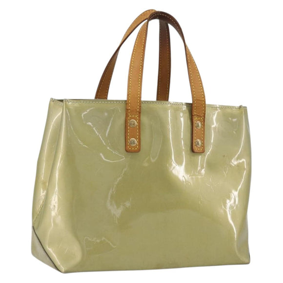 LOUIS VUITTON Monogram Vernis Reade PM Hand Bag Gris M91145 LV Auth 196185