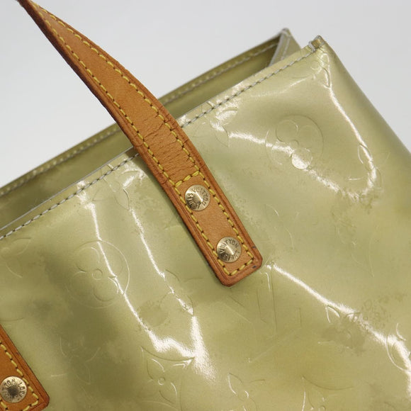 LOUIS VUITTON Monogram Vernis Reade PM Hand Bag Gris M91145 LV Auth 196185