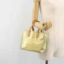 LOUIS VUITTON Monogram Vernis Reade PM Hand Bag Gris M91145 LV Auth 196185-24