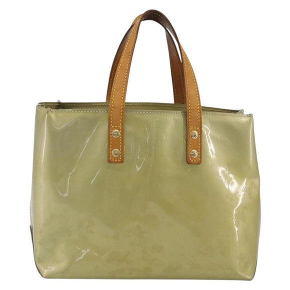 LOUIS VUITTON Monogram Vernis Reade PM Hand Bag Gris M91145 LV Auth 196185