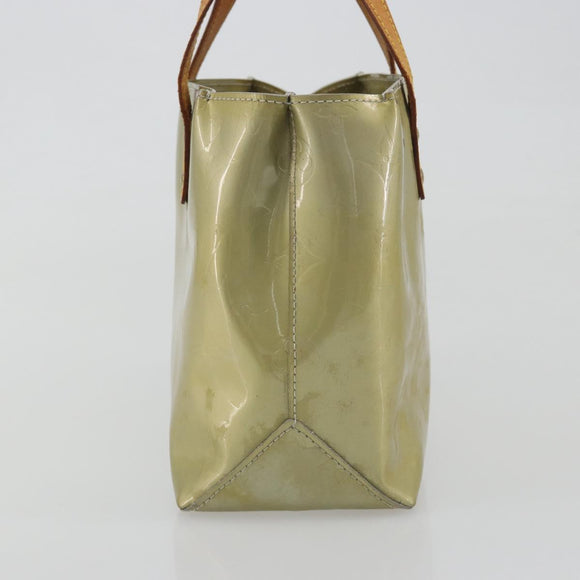 LOUIS VUITTON Monogram Vernis Reade PM Hand Bag Gris M91145 LV Auth 196185