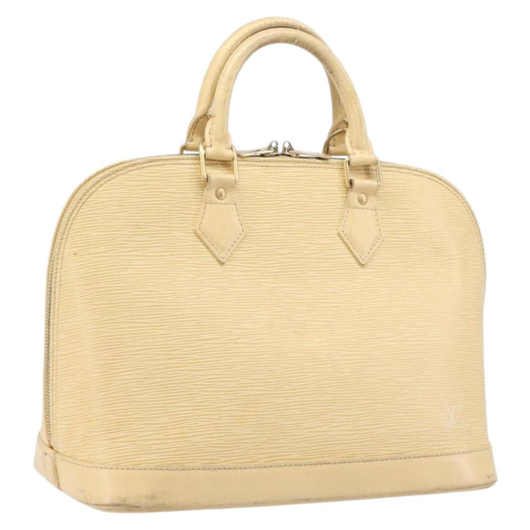 LOUIS VUITTON Epi Alma Hand Bag Vanilla M5214A LV Auth 196188