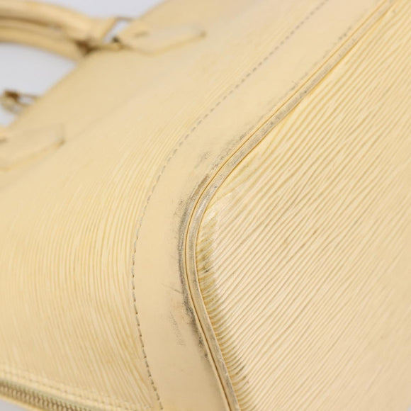 LOUIS VUITTON Epi Alma Hand Bag Vanilla M5214A LV Auth 196188