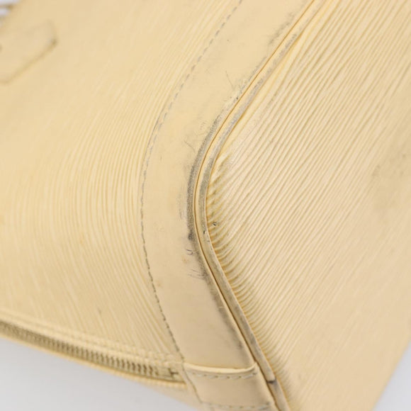 LOUIS VUITTON Epi Alma Hand Bag Vanilla M5214A LV Auth 196188