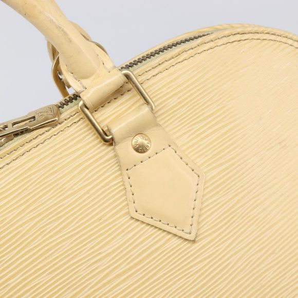 LOUIS VUITTON Epi Alma Hand Bag Vanilla M5214A LV Auth 196188