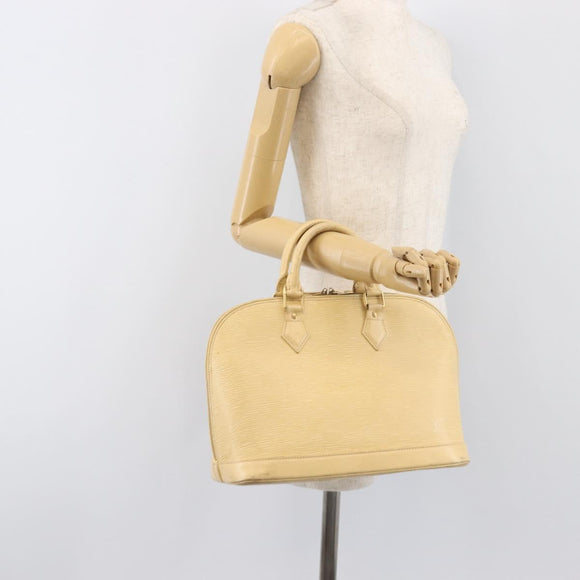 LOUIS VUITTON Epi Alma Hand Bag Vanilla M5214A LV Auth 196188