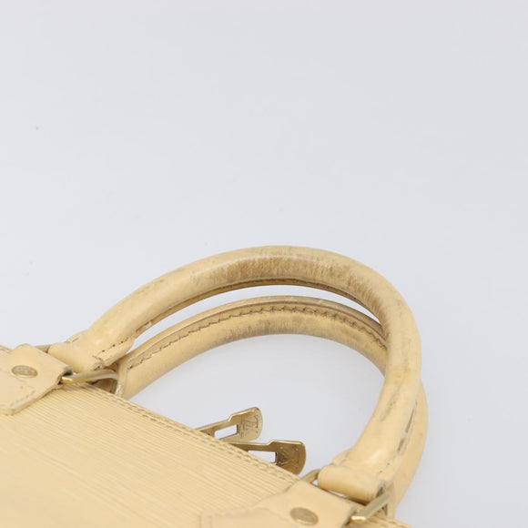 LOUIS VUITTON Epi Alma Hand Bag Vanilla M5214A LV Auth 196188