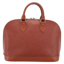 LOUIS VUITTON Epi Alma Hand Bag Brown M52143 LV Auth 196190-13