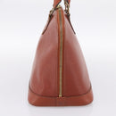 LOUIS VUITTON Epi Alma Hand Bag Brown M52143 LV Auth 196190-3