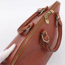 LOUIS VUITTON Epi Alma Hand Bag Brown M52143 LV Auth 196190-6