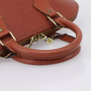 LOUIS VUITTON Epi Alma Hand Bag Brown M52143 LV Auth 196190-7