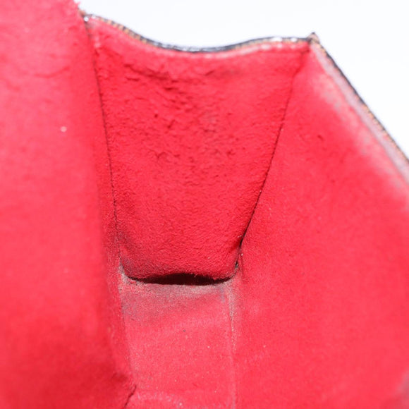 LOUIS VUITTON Damier Ebene Pochette Florentine Waist Bag N51856 LV Auth 196194