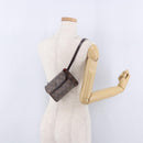 LOUIS VUITTON Damier Ebene Pochette Florentine Waist Bag N51856 LV Auth 196194-22