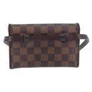 LOUIS VUITTON Damier Ebene Pochette Florentine Waist Bag N51856 LV Auth 196194-2
