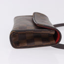 LOUIS VUITTON Damier Ebene Pochette Florentine Waist Bag N51856 LV Auth 196194-3