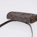 LOUIS VUITTON Damier Ebene Pochette Florentine Waist Bag N51856 LV Auth 196194-7