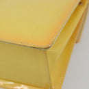 LOUIS VUITTON Monogram Vernis Spring Street Lime Yellow M91068 LV Auth 196196-17