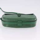 LOUIS VUITTON Epi Jeune Fille MM Shoulder Bag Green M52154 LV Auth 196197V-7
