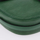 LOUIS VUITTON Epi Jeune Fille MM Shoulder Bag Green M52154 LV Auth 196197V-19