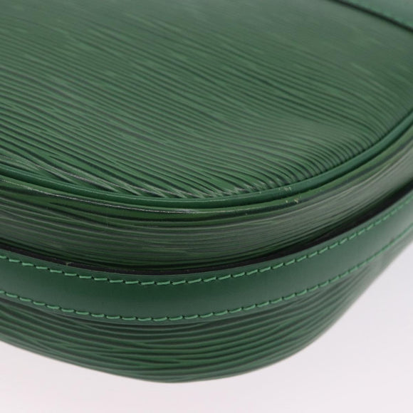 LOUIS VUITTON Epi Jeune Fille MM Shoulder Bag Green M52154 LV Auth 196197V