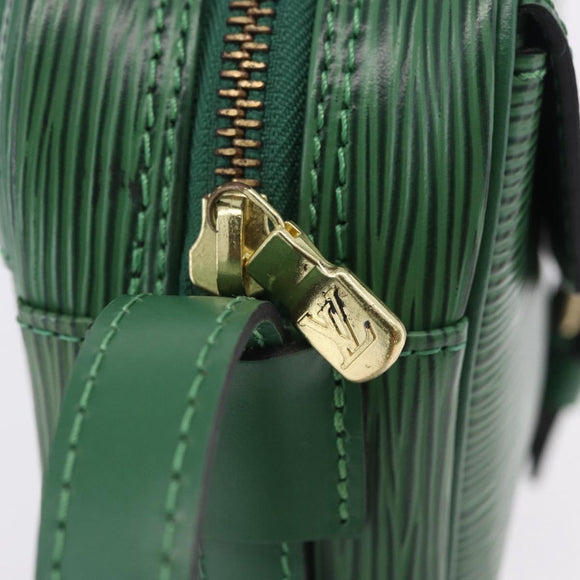 LOUIS VUITTON Epi Jeune Fille MM Shoulder Bag Green M52154 LV Auth 196197V
