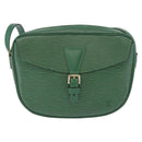 LOUIS VUITTON Epi Jeune Fille MM Shoulder Bag Green M52154 LV Auth 196197V-13
