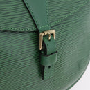 LOUIS VUITTON Epi Jeune Fille MM Shoulder Bag Green M52154 LV Auth 196197V-24