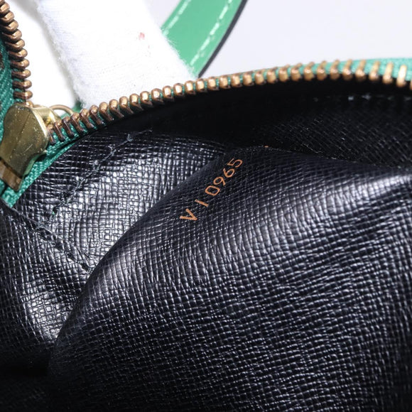 LOUIS VUITTON Epi Jeune Fille MM Shoulder Bag Green M52154 LV Auth 196197V