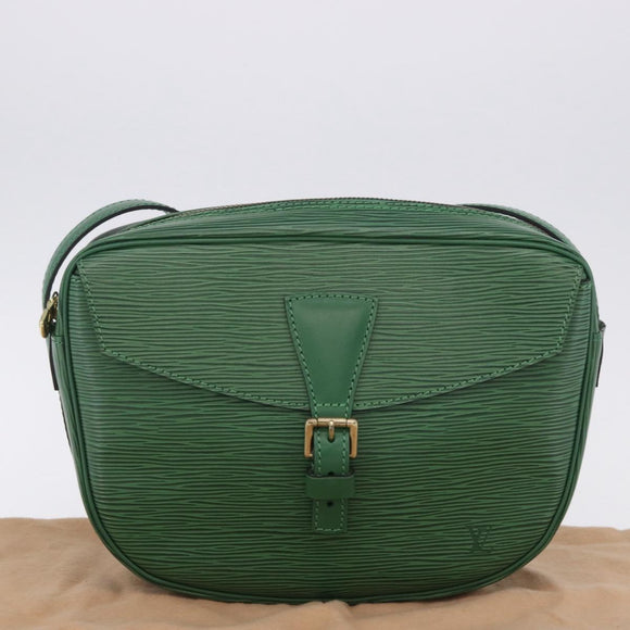 LOUIS VUITTON Epi Jeune Fille MM Shoulder Bag Green M52154 LV Auth 196197V
