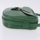 LOUIS VUITTON Epi Jeune Fille MM Shoulder Bag Green M52154 LV Auth 196197V-4