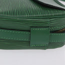 LOUIS VUITTON Epi Jeune Fille MM Shoulder Bag Green M52154 LV Auth 196197V-14