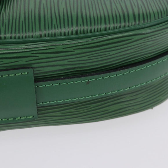 LOUIS VUITTON Epi Jeune Fille MM Shoulder Bag Green M52154 LV Auth 196197V