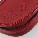 LOUIS VUITTON Epi Jeune Fille MM Shoulder Bag Red M52157 LV Auth 196198-16