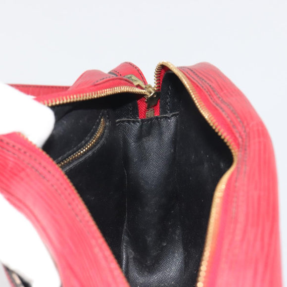 LOUIS VUITTON Epi Jeune Fille MM Shoulder Bag Red M52157 LV Auth 196198