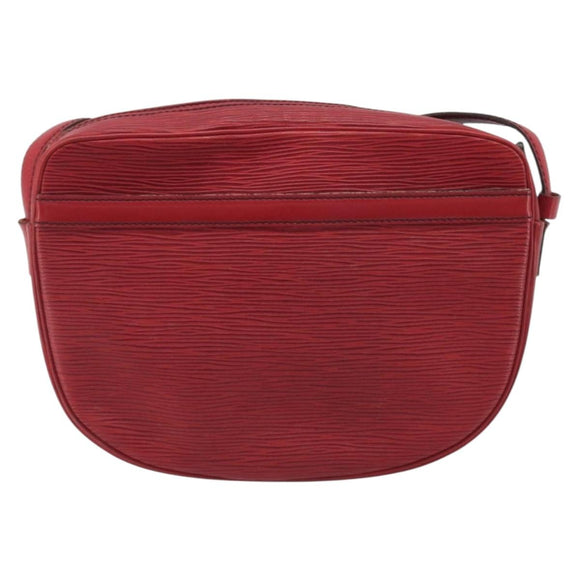 LOUIS VUITTON Epi Jeune Fille MM Shoulder Bag Red M52157 LV Auth 196198
