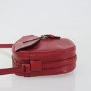 LOUIS VUITTON Epi Jeune Fille MM Shoulder Bag Red M52157 LV Auth 196198-4