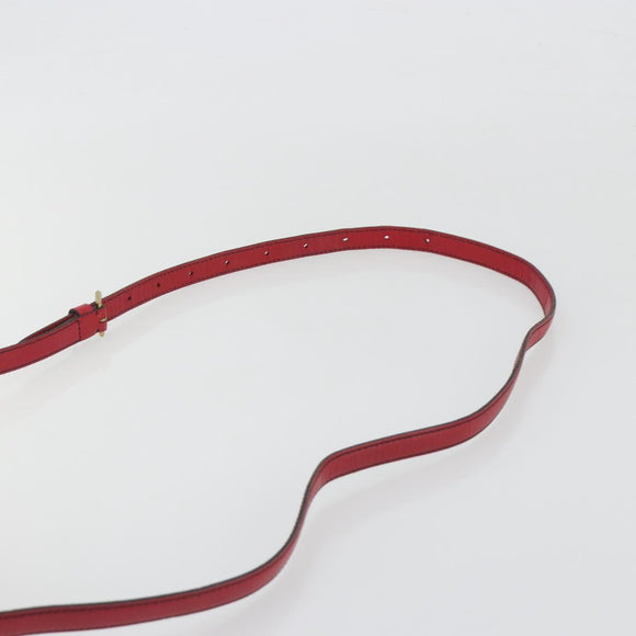 LOUIS VUITTON Epi Jeune Fille MM Shoulder Bag Red M52157 LV Auth 196198