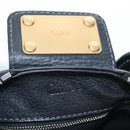 Chloe Paddington Hand Bag Leather Black Gold Tone Auth 196199V-20