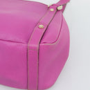 GUCCI Abby Sookie Tote Bag Leather Pink Gold Tone 130736 Auth 196200-9