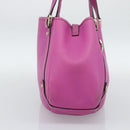GUCCI Abby Sookie Tote Bag Leather Pink Gold Tone 130736 Auth 196200-4