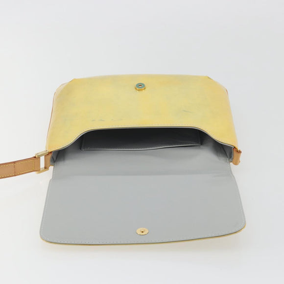 LOUIS VUITTON Monogram Vernis Thompson Street Bag Gris M91008 LV Auth 196204