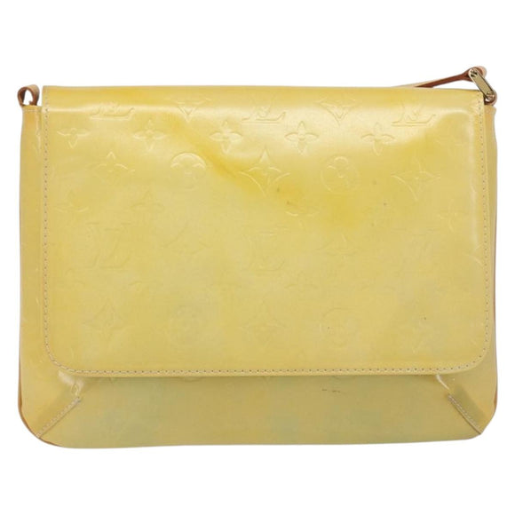 LOUIS VUITTON Monogram Vernis Thompson Street Bag Gris M91008 LV Auth 196204