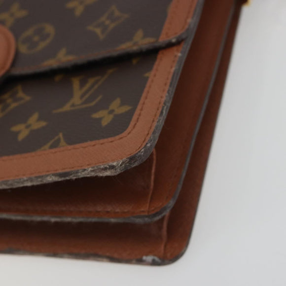 LOUIS VUITTON Monogram Raspail Shoulder Bag M51372 LV Auth 196205A